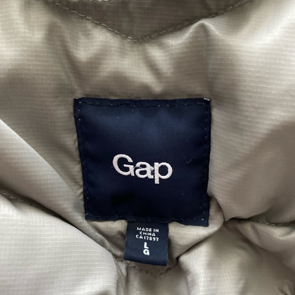 COPY-GAP Women’s Puffer Down Quilted Jacket Grey Sz L - Picture 6 of 12